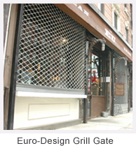 euro design storage grill gate Hudson Heights, NYC